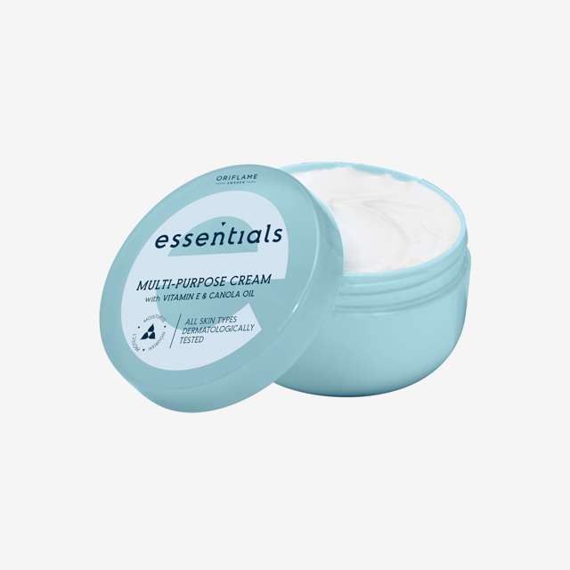 کرم مرطوب کننده چندمنظوره اسنشالز 150میل Multi-Purpose Cream with Vitamin E & Canola Oi