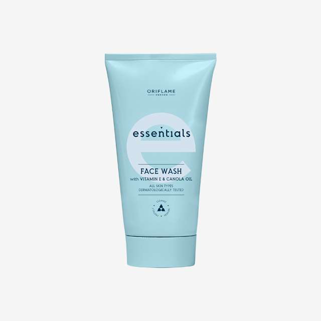 فیس واش اسنشالز انواع پوست150میل Face Wash Gel with Vitamin E & Canola Oil