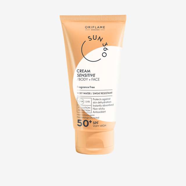 ضدآفتاب صورت و بدن سان 360 با اس پی اف 5050میل Sun 360 Face & Body Sunscreen