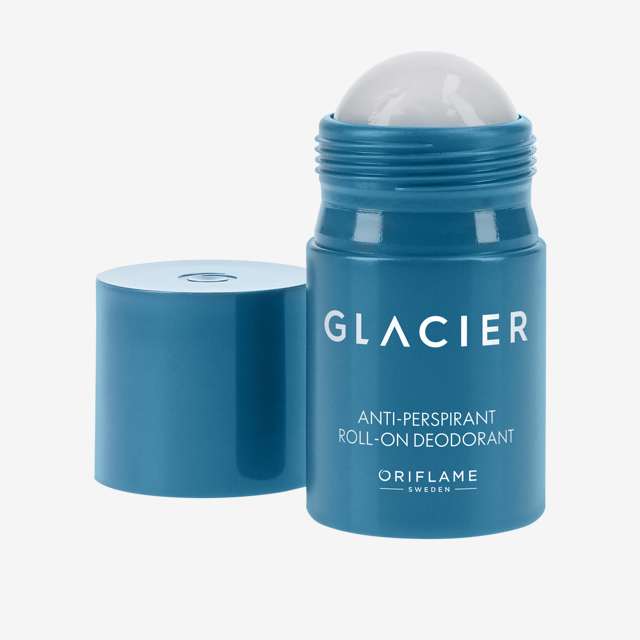 مام دئودرانت عطری مردانه گلشیر 50 میل 48 ساعتهGlacier Anti-perspirant Roll-On